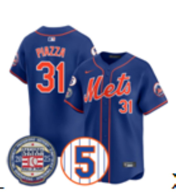 Men 2025 New York Mets #31 Piazza Blue Game Nike MLB Jersey style 06->new york mets->MLB Jersey